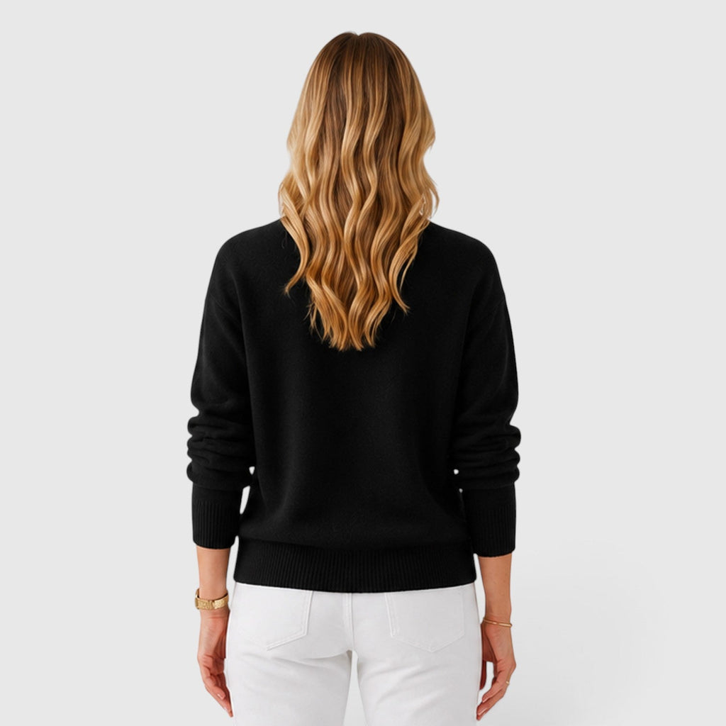 Women's Half High Collar Knit Jumper