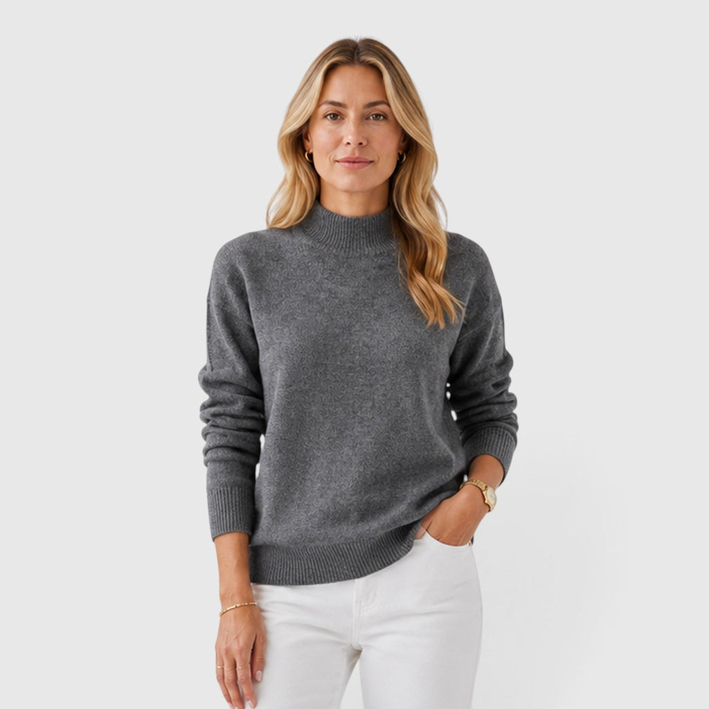 Women's Half High Collar Knit Jumper