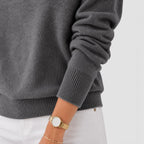 Women's Half High Collar Knit Jumper
