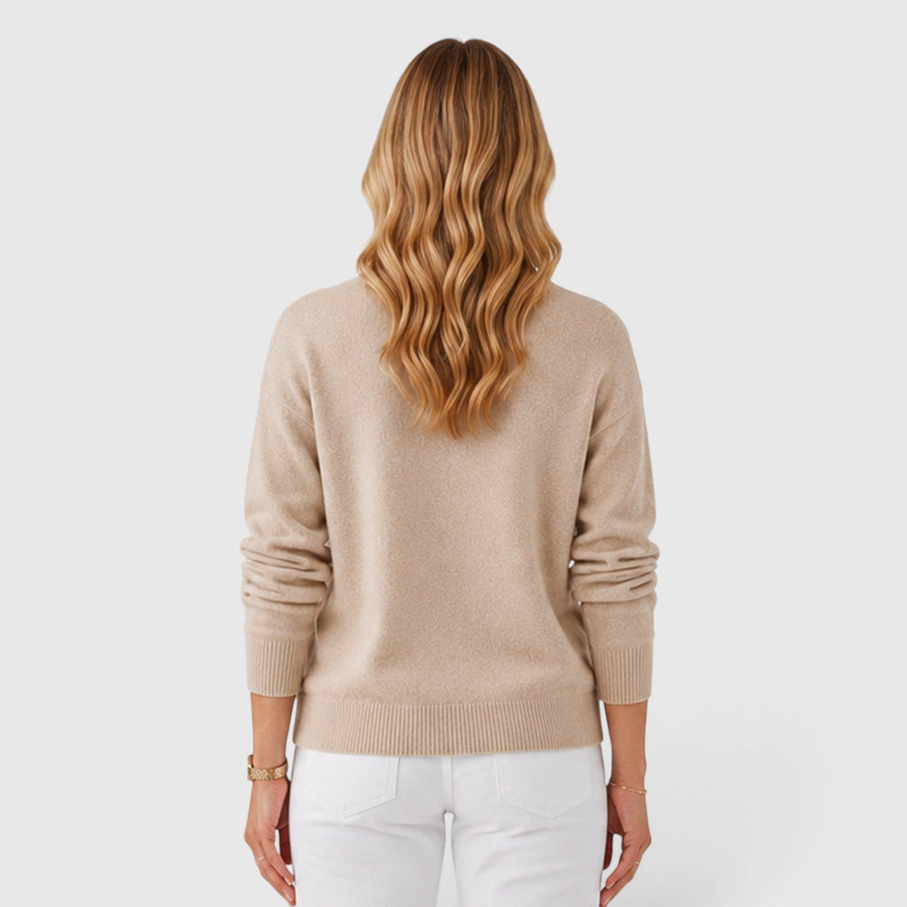 Women's Half High Collar Knit Jumper