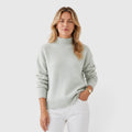 Women's Half High Collar Knit Jumper