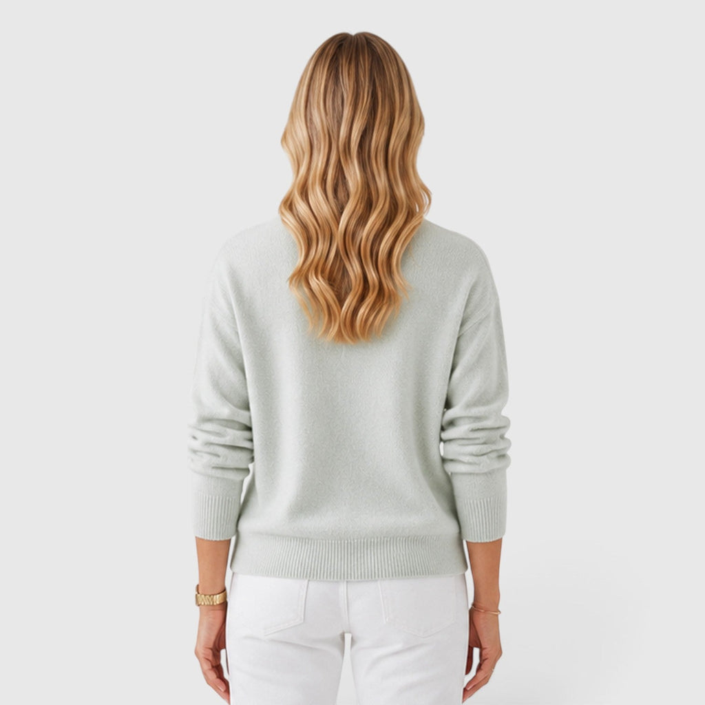 Women's Half High Collar Knit Jumper
