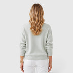 Women's Half High Collar Knit Jumper