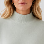 Women's Half High Collar Knit Jumper