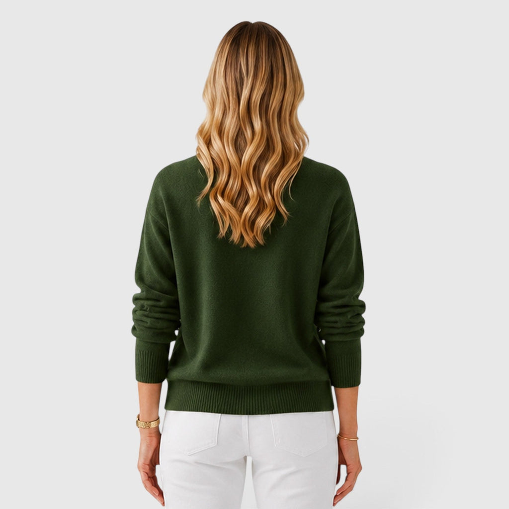 Women's Half High Collar Knit Jumper