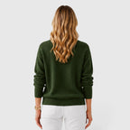 Women's Half High Collar Knit Jumper
