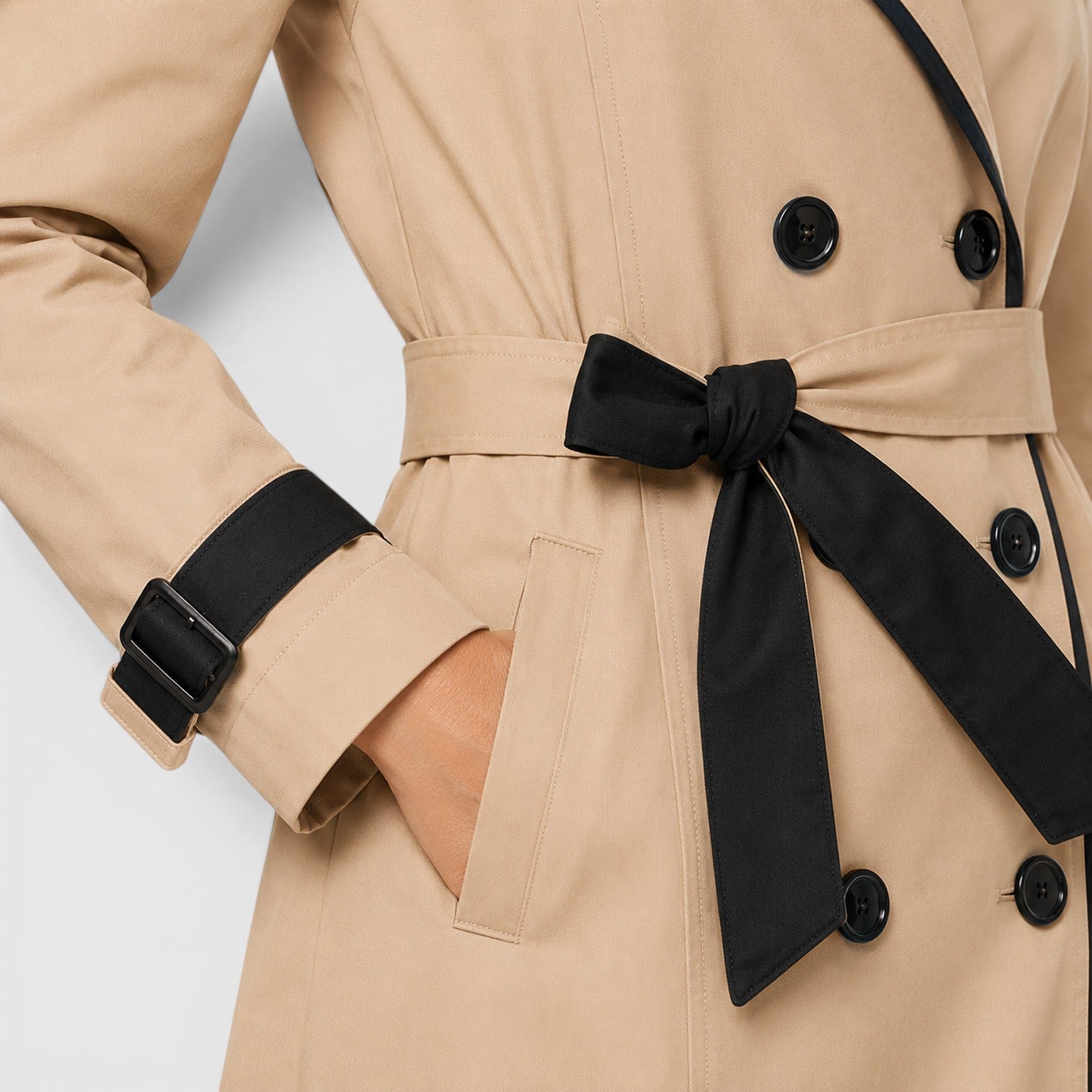 Women's Classic Slim Fit Trench Coat