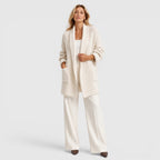 Women's Open Front Knit Cardigan with Pockets
