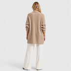 Women's Open Front Knit Cardigan with Pockets