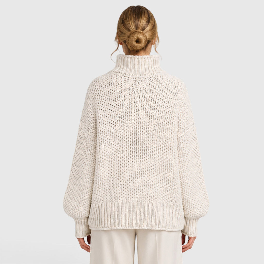 Women's Cozy Roll Neck Knit Jumper
