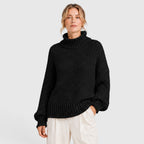 Women's Cozy Roll Neck Knit Jumper