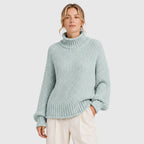 Women's Cozy Roll Neck Knit Jumper