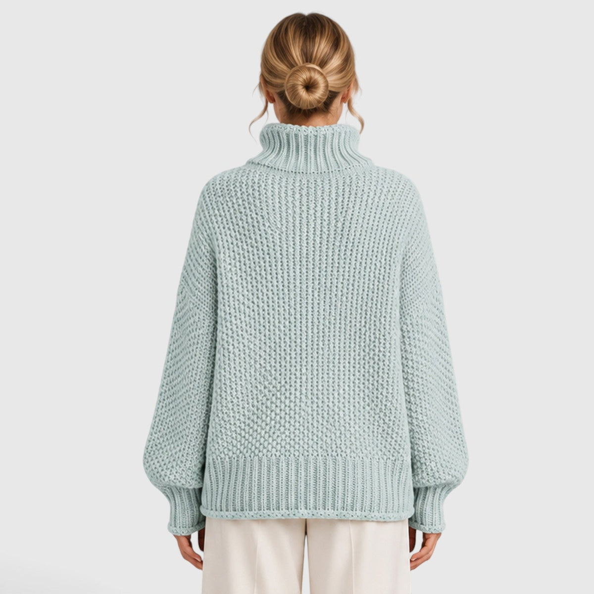 Women's Cozy Roll Neck Knit Jumper