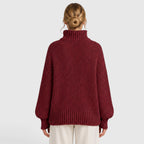 Women's Cozy Roll Neck Knit Jumper