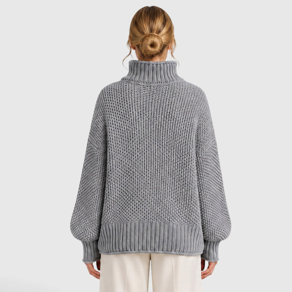 Women's Cozy Roll Neck Knit Jumper