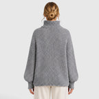 Women's Cozy Roll Neck Knit Jumper