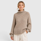 Women's Cozy Roll Neck Knit Jumper