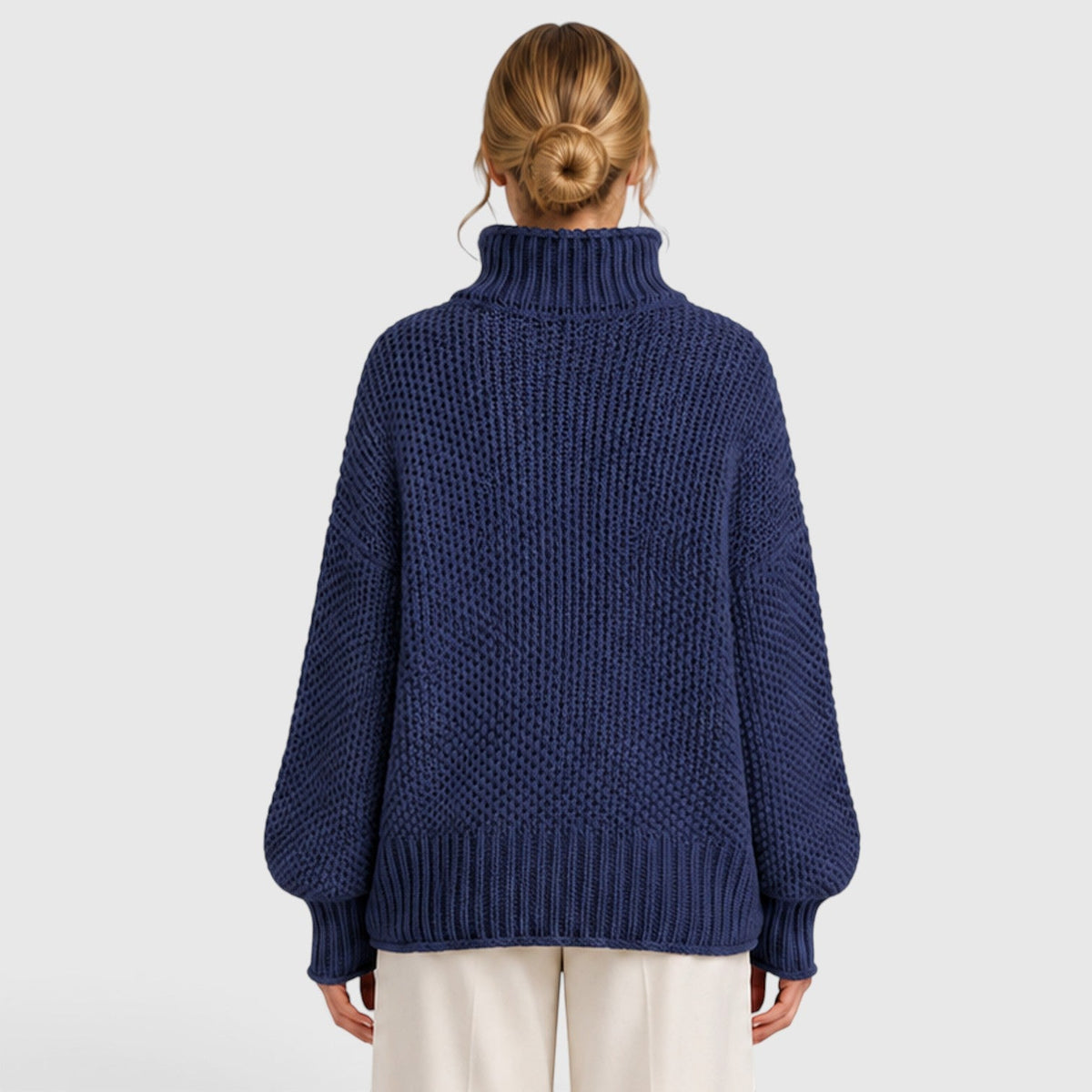 Women's Cozy Roll Neck Knit Jumper