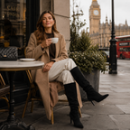 Women's Knee High Suede Stiletto Boots