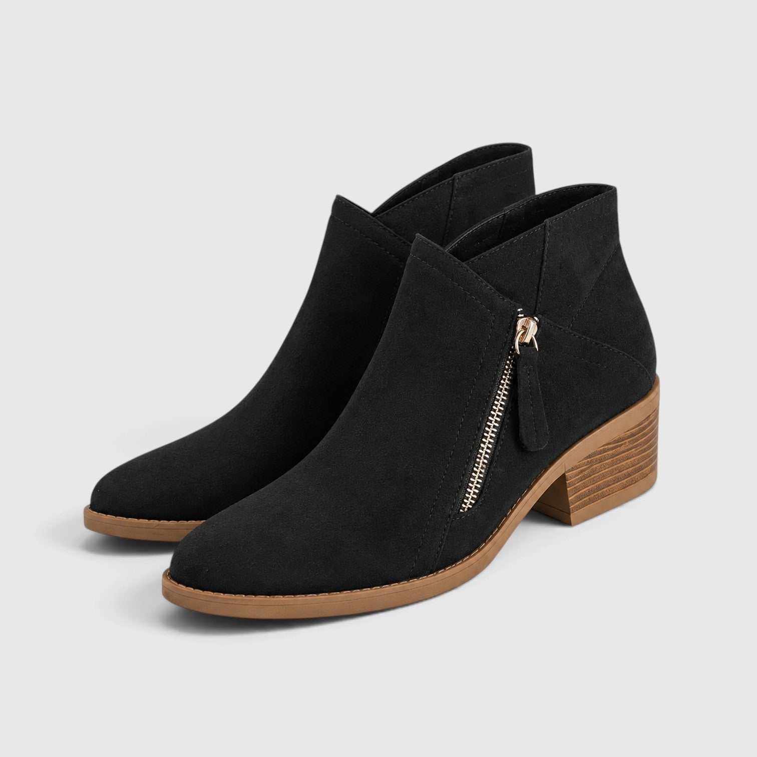 Women's Lightweight Ankle Boots with Side Zip