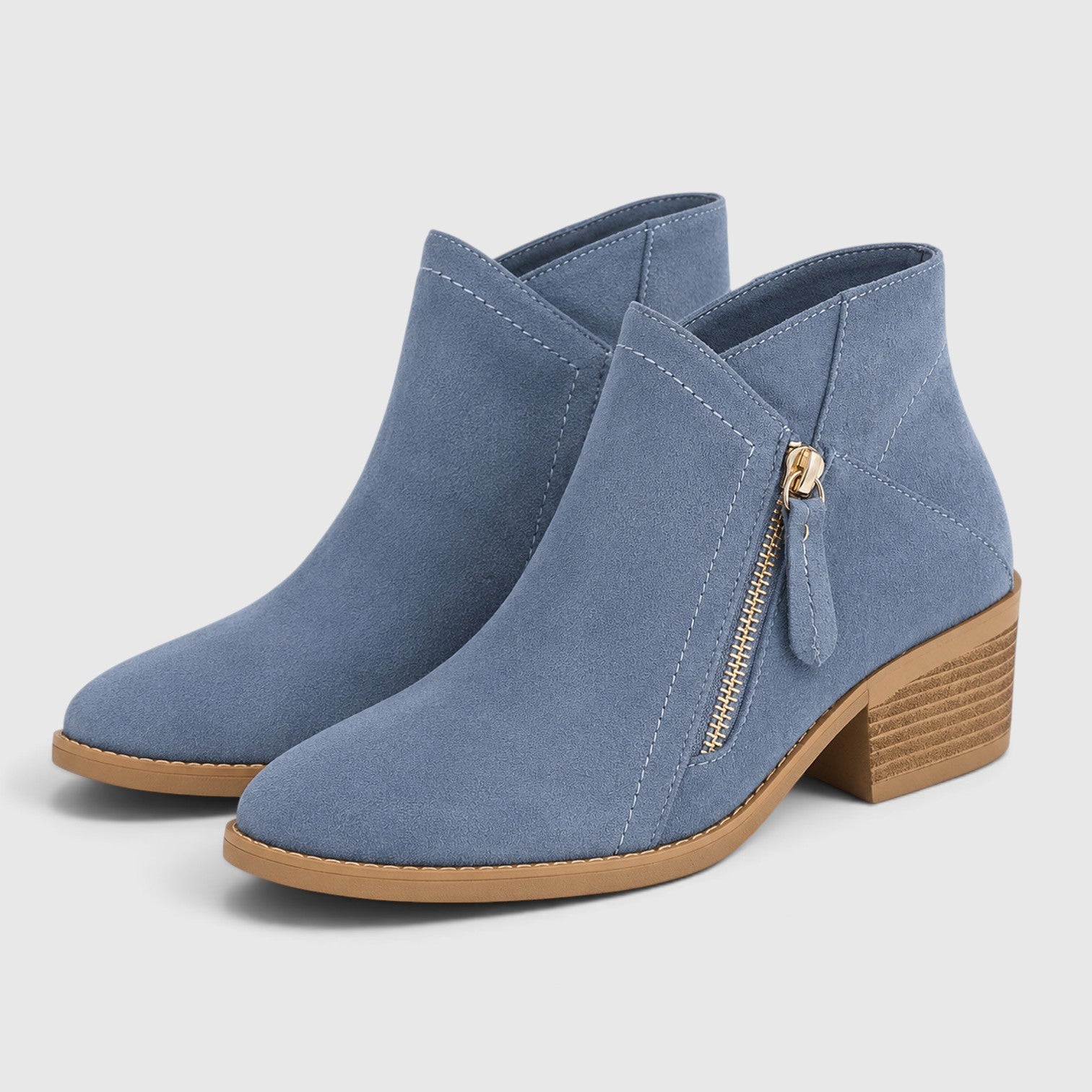 Women's Lightweight Ankle Boots with Side Zip