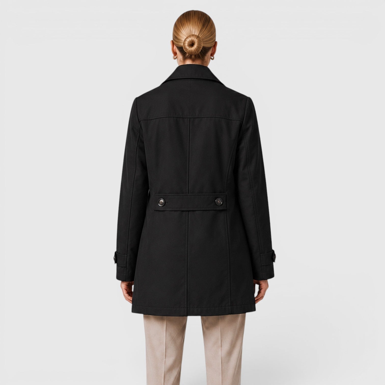 Women's Lightweight Trench Coat for Smart Casual