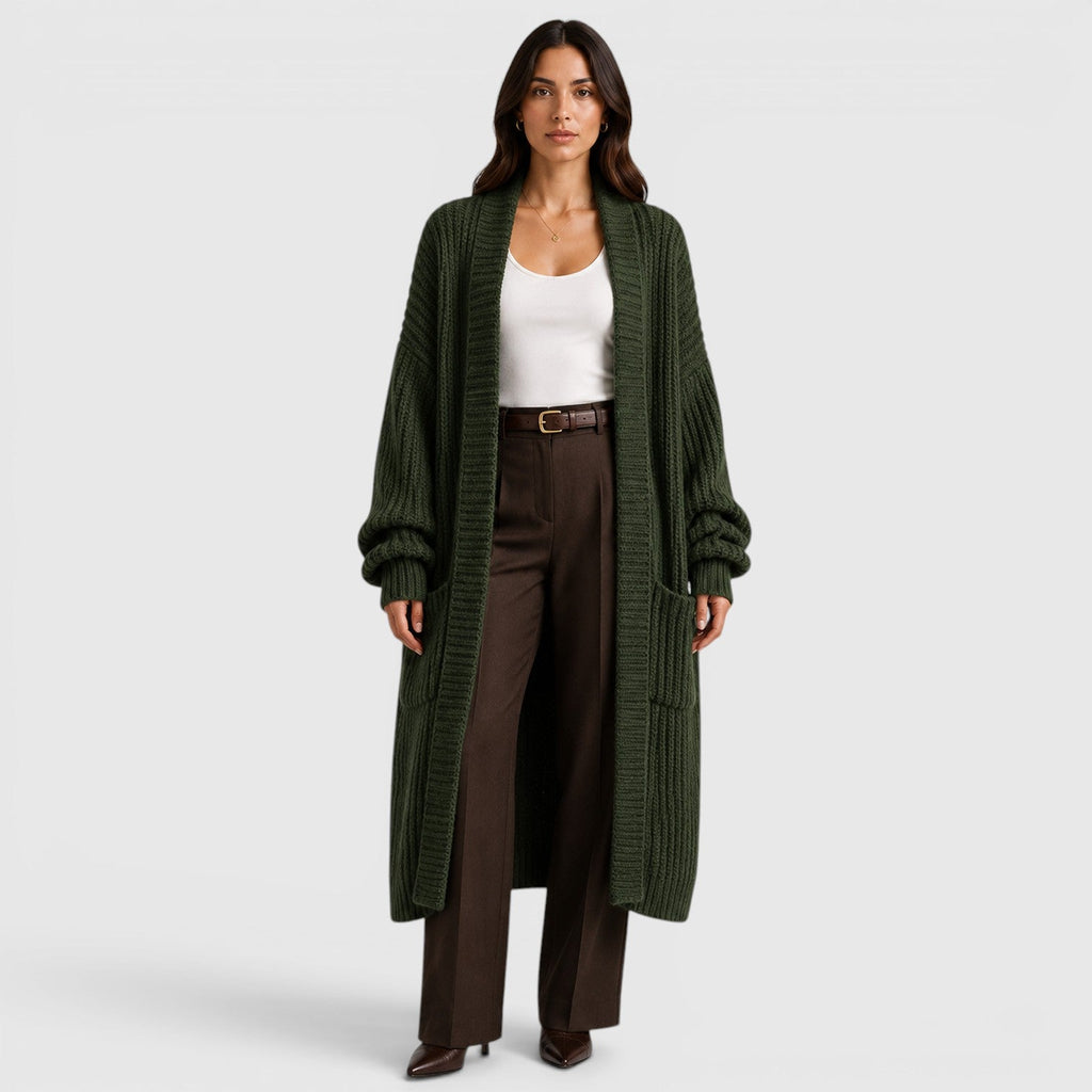 Women's Lightweight Knitted Coat for Daily Wear
