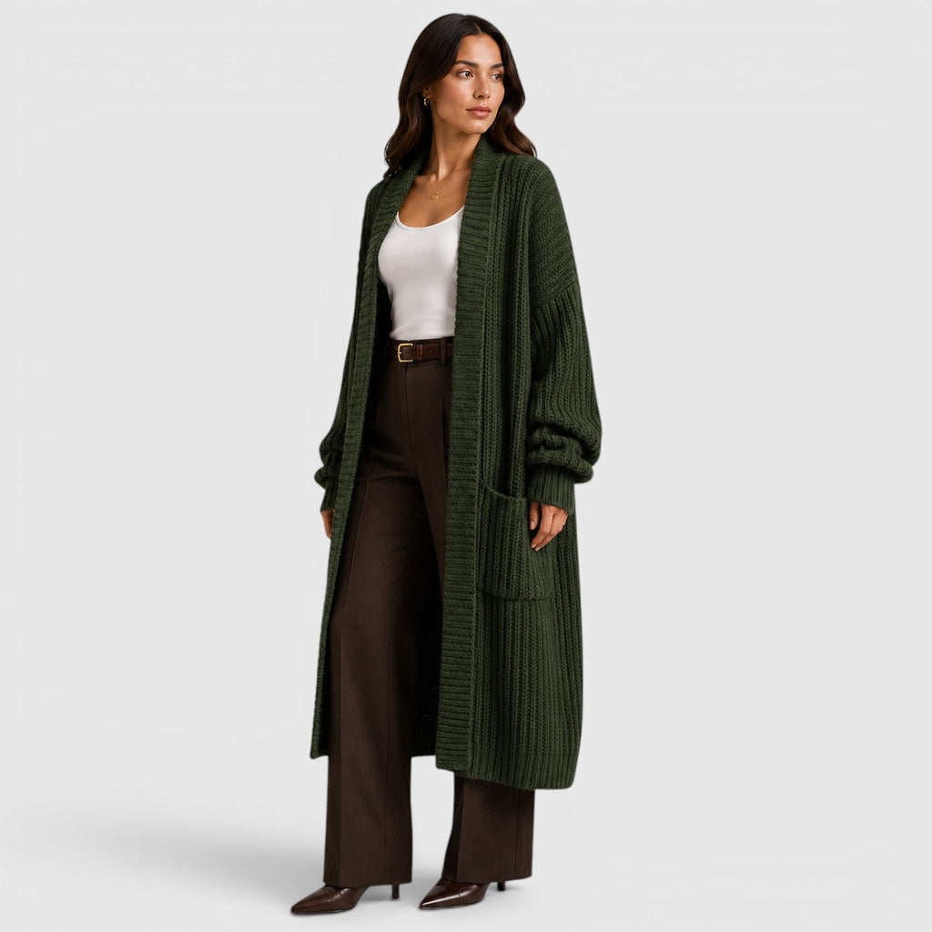 Women's Lightweight Knitted Coat for Daily Wear
