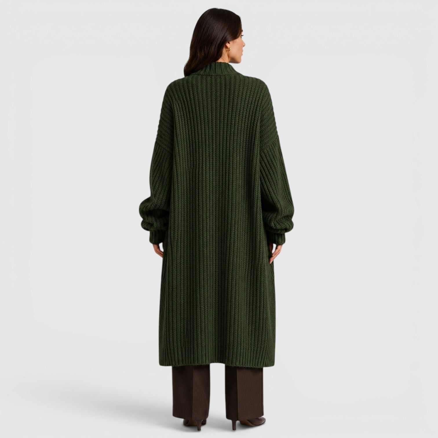 Women's Lightweight Knitted Coat for Daily Wear