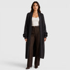 Women's Lightweight Knitted Coat for Daily Wear