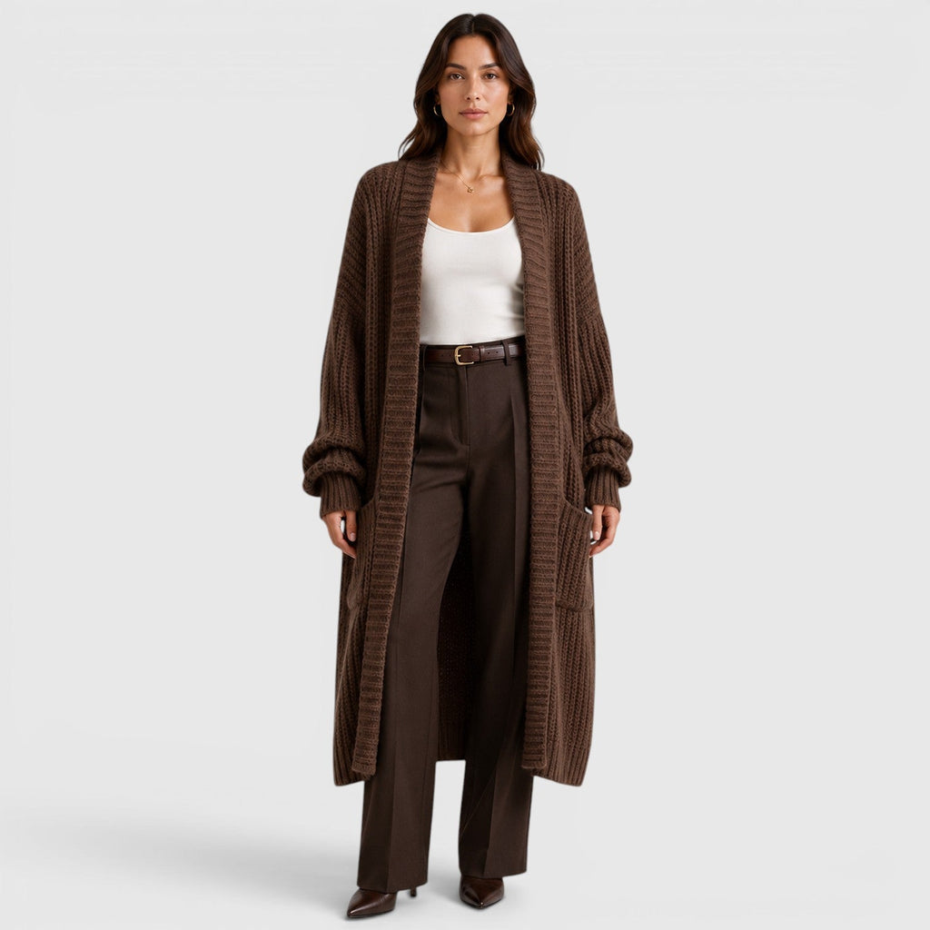 Women's Lightweight Knitted Coat for Daily Wear
