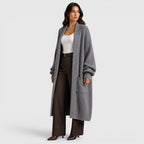 Women's Lightweight Knitted Coat for Daily Wear