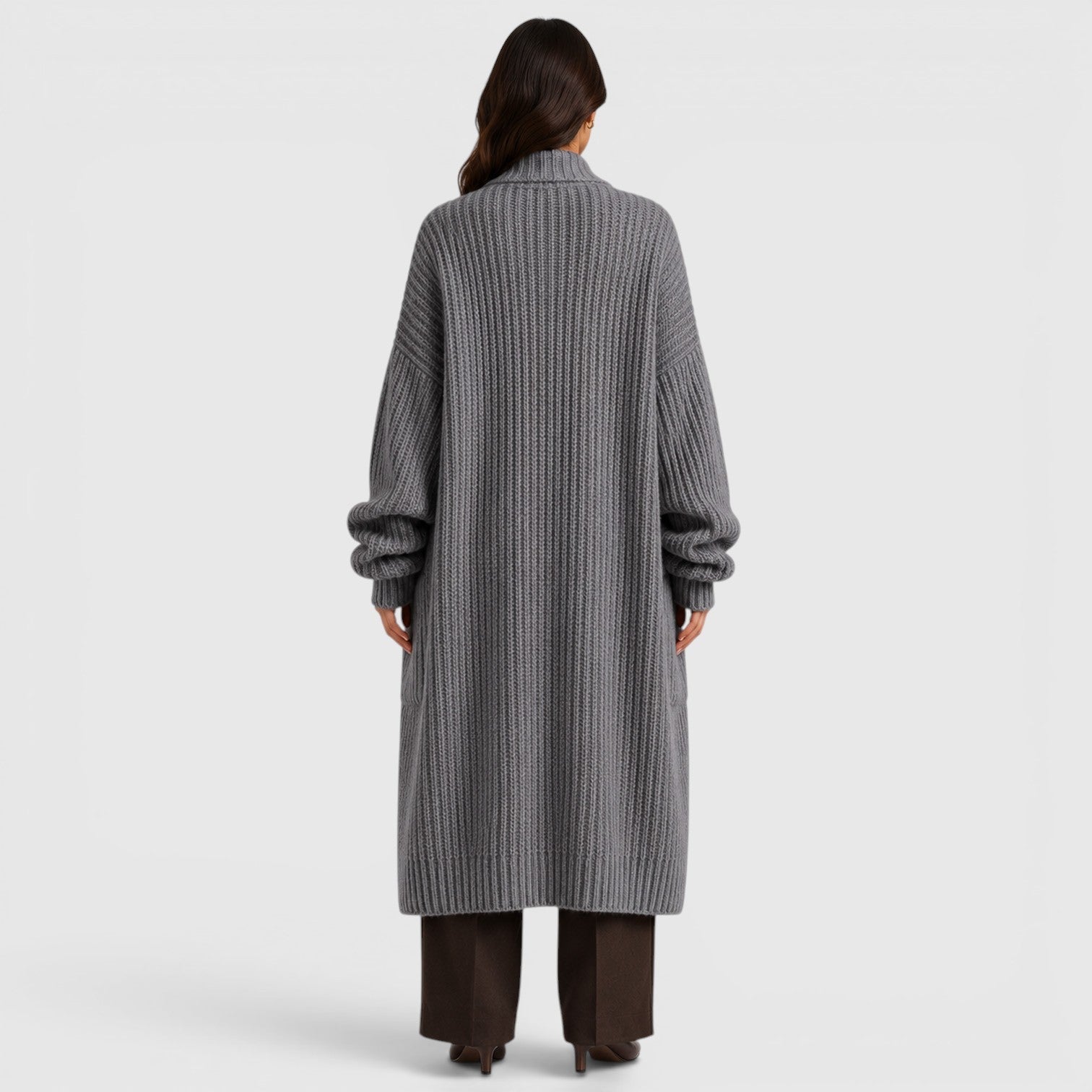 Women's Lightweight Knitted Coat for Daily Wear