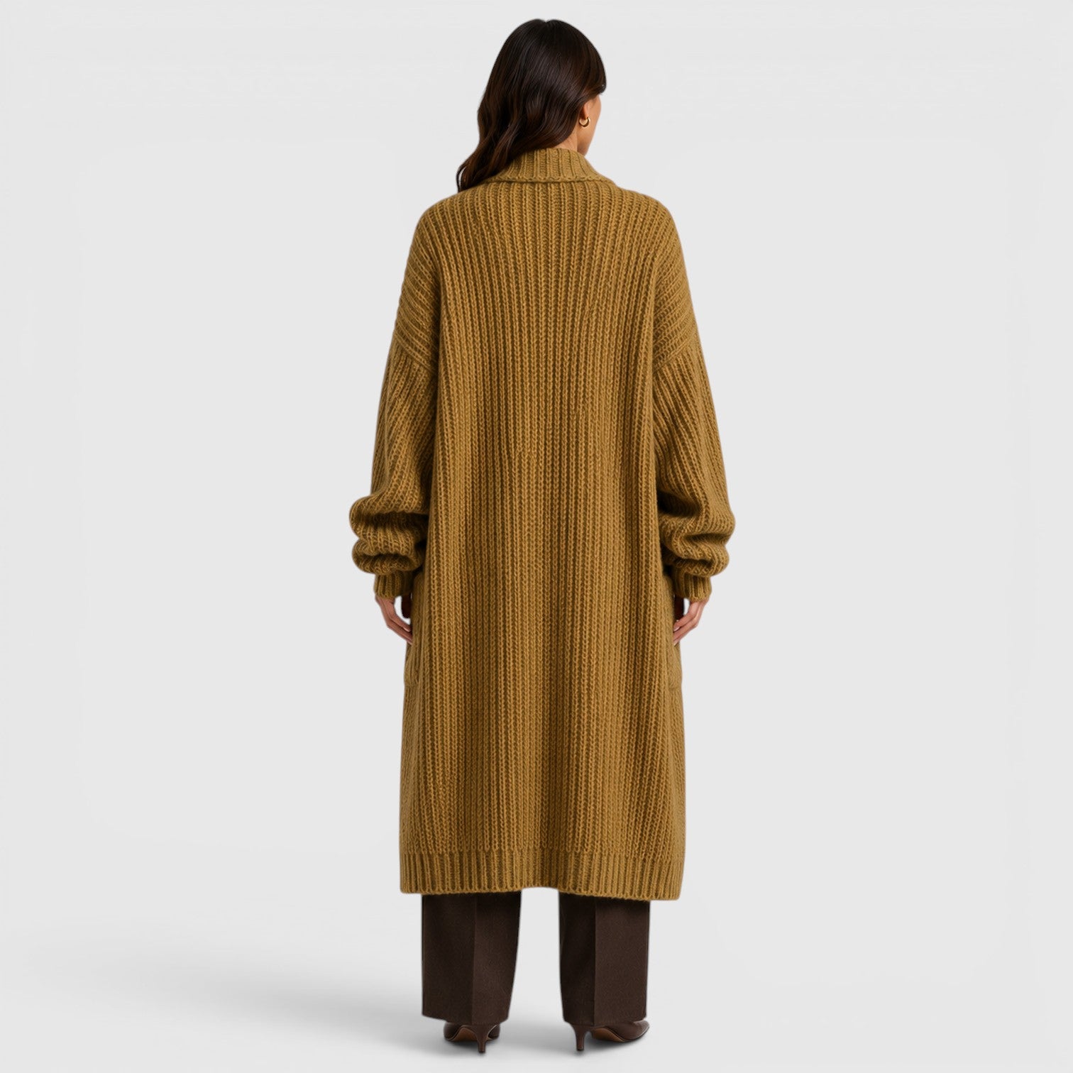 Women's Lightweight Knitted Coat for Daily Wear