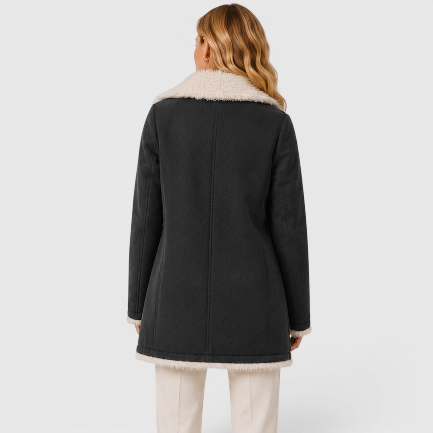 Women's Slim Fit Lapel Coat for Work