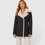 Women's Slim Fit Lapel Coat for Work