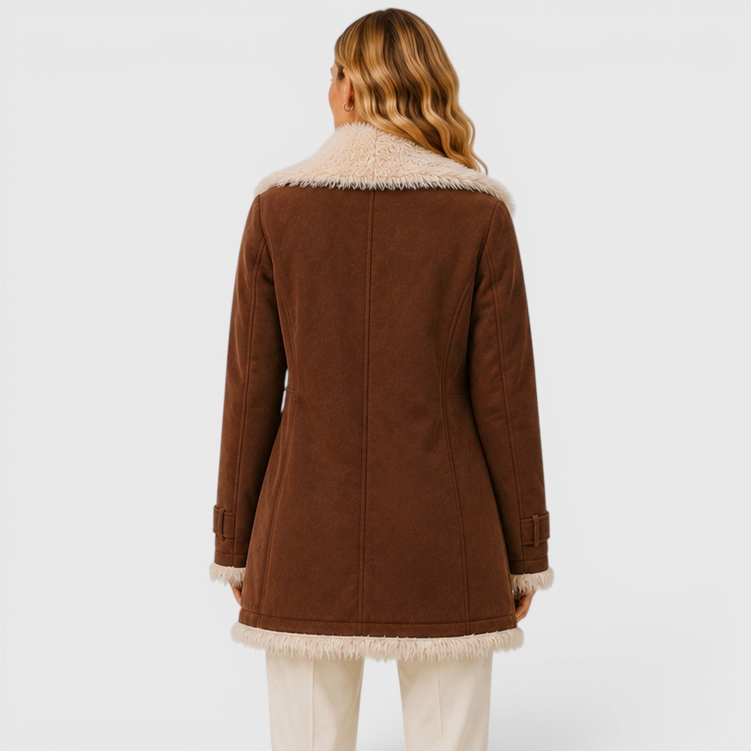 Women's Slim Fit Lapel Coat for Work