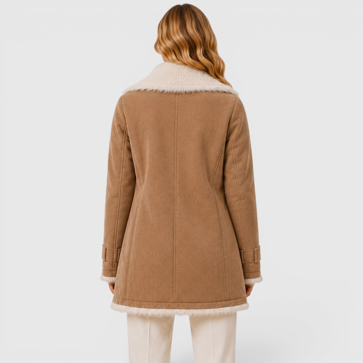 Women's Slim Fit Lapel Coat for Work