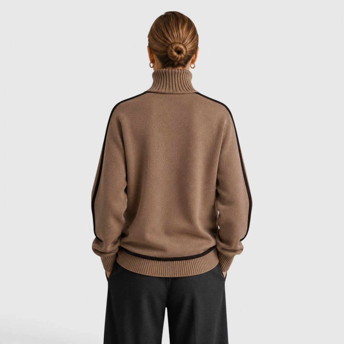 Women's Loose Fit Roll Neck Jumper