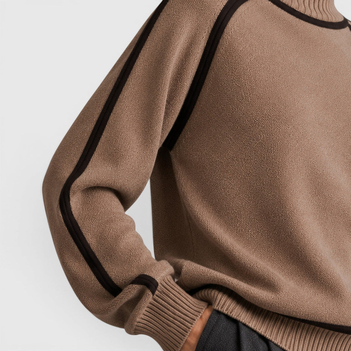 Women's Loose Fit Roll Neck Jumper