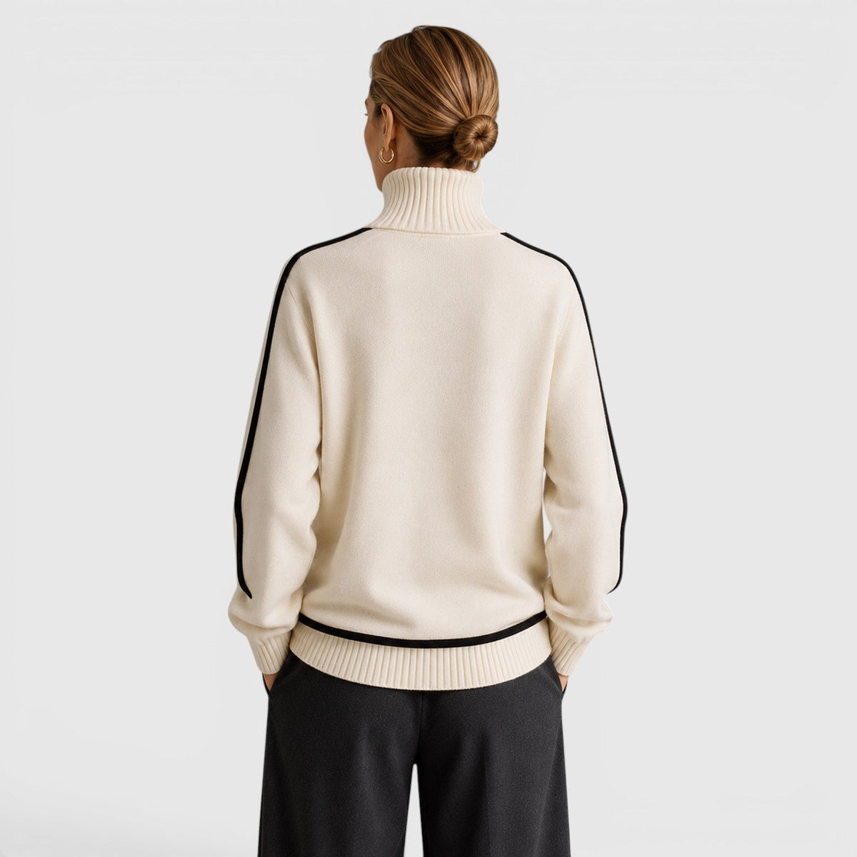 Women's Loose Fit Roll Neck Jumper
