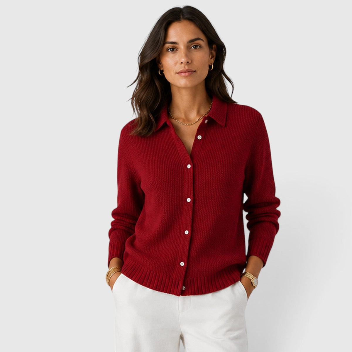 Women's Soft Knit Cardigan for Everyday Wear