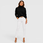 Women's Soft Knit Roll Neck Jumper