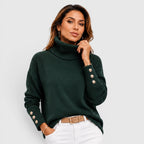Women's Soft Knit Roll Neck Jumper