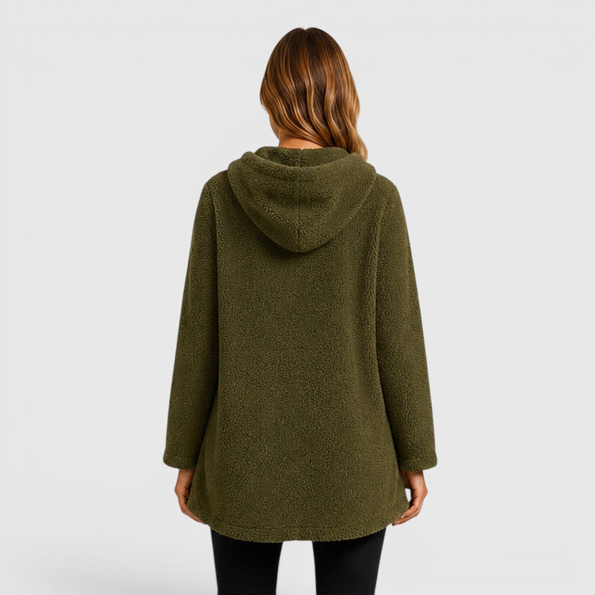Women's Plush Hoodie for Cold Weather Comfort