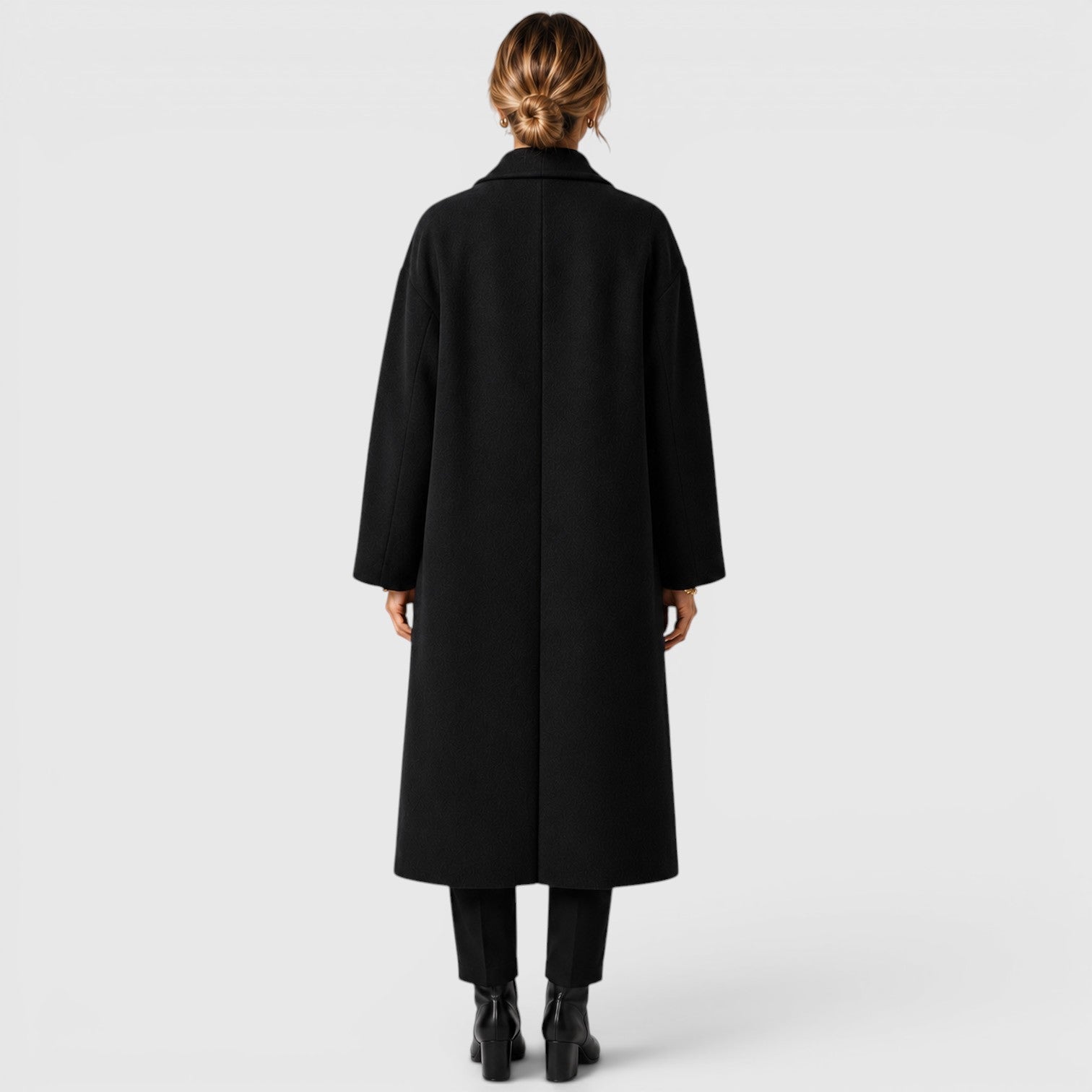 Women's Oversized Wool Coat for Everyday Wear