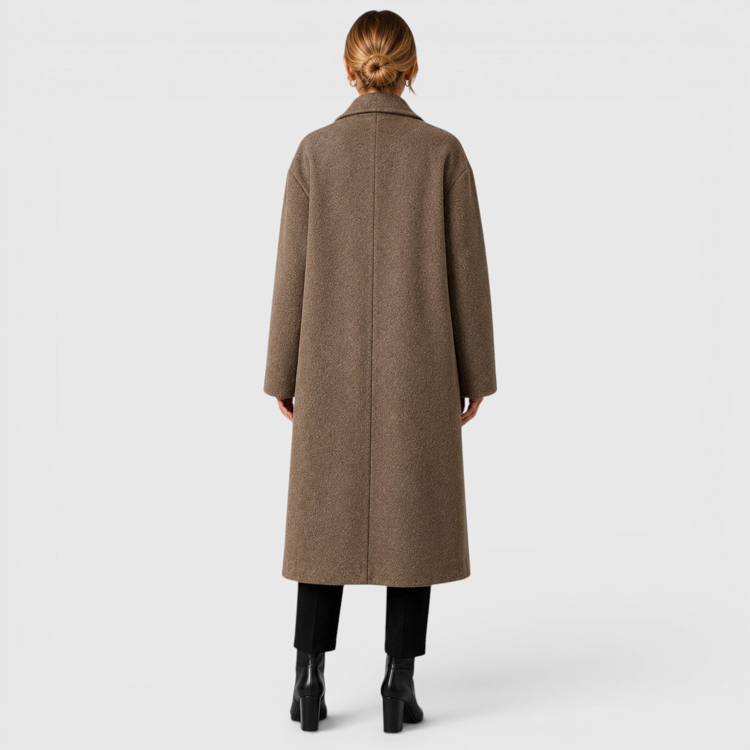Women's Oversized Wool Coat for Everyday Wear
