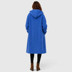 Women's Tweed Wool Coat for Smart Casual Wear