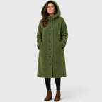 Women's Tweed Wool Coat for Smart Casual Wear