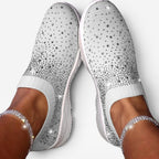 Women's Crystal Knit Slip-On Trainers